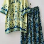 Cotton Silk Digital Print Two Piece